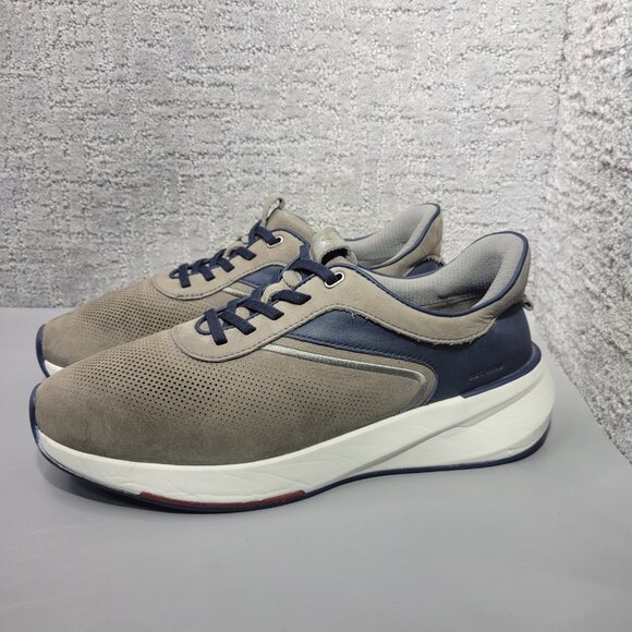 Johnston & Murphy Other - Johnston & Murphy Reactivate U-Throat Mens Size US 10M Brown Navy Sneakers Shoes